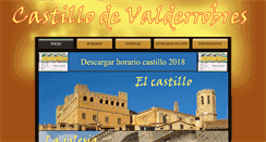 Desktop Screenshot of castillodevalderrobres.com